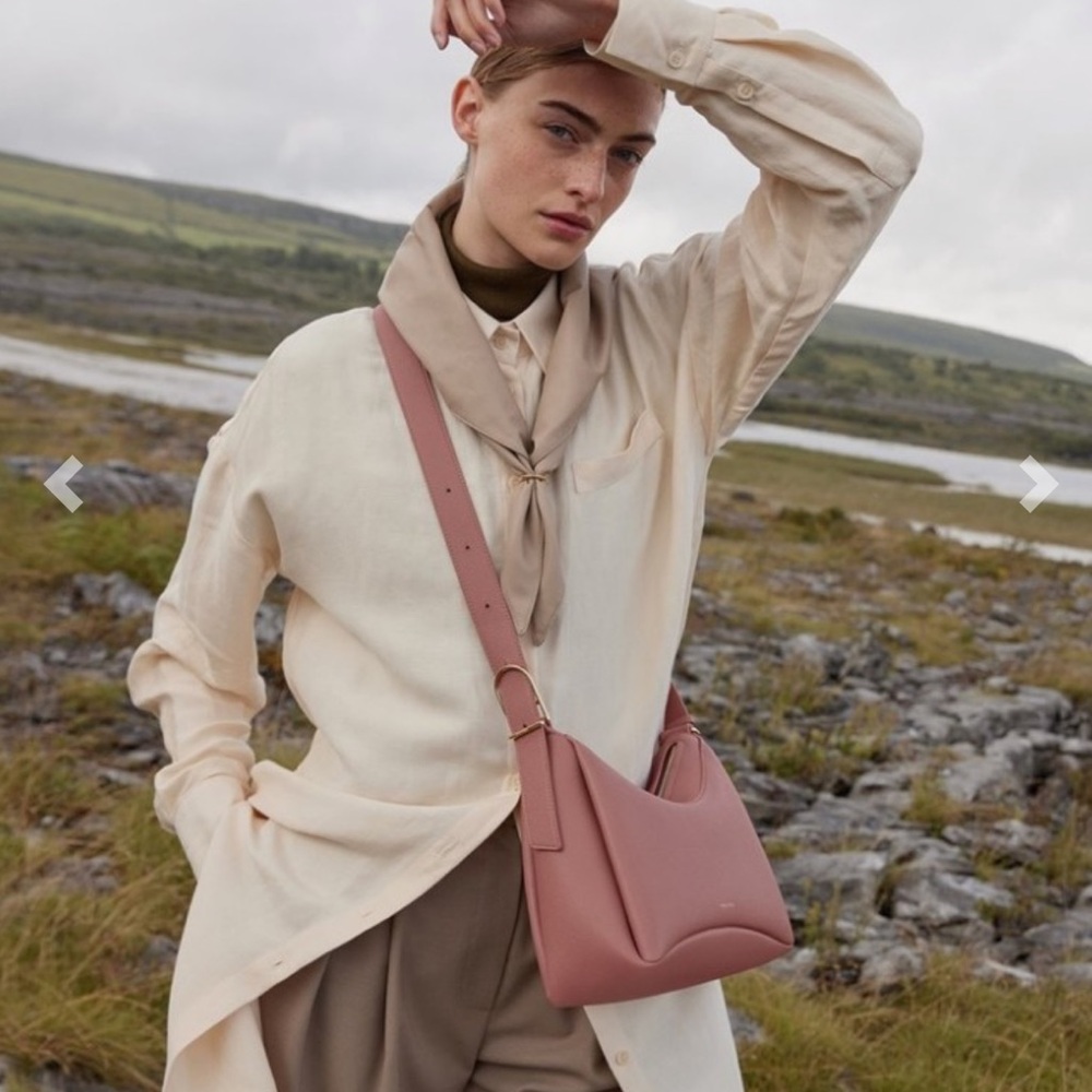 Polène Crossbody Bag in Warm Terracotta - Picture 6 of 6